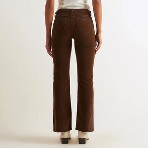 Rolla’s Brown Dallas Low Slim Fit Boot Cut Bootcut Cord Corduroy Pants Trousers